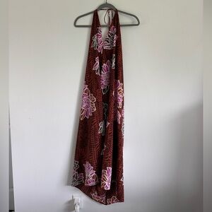 NWT one size manuhealii Lani halter dress in Sienna